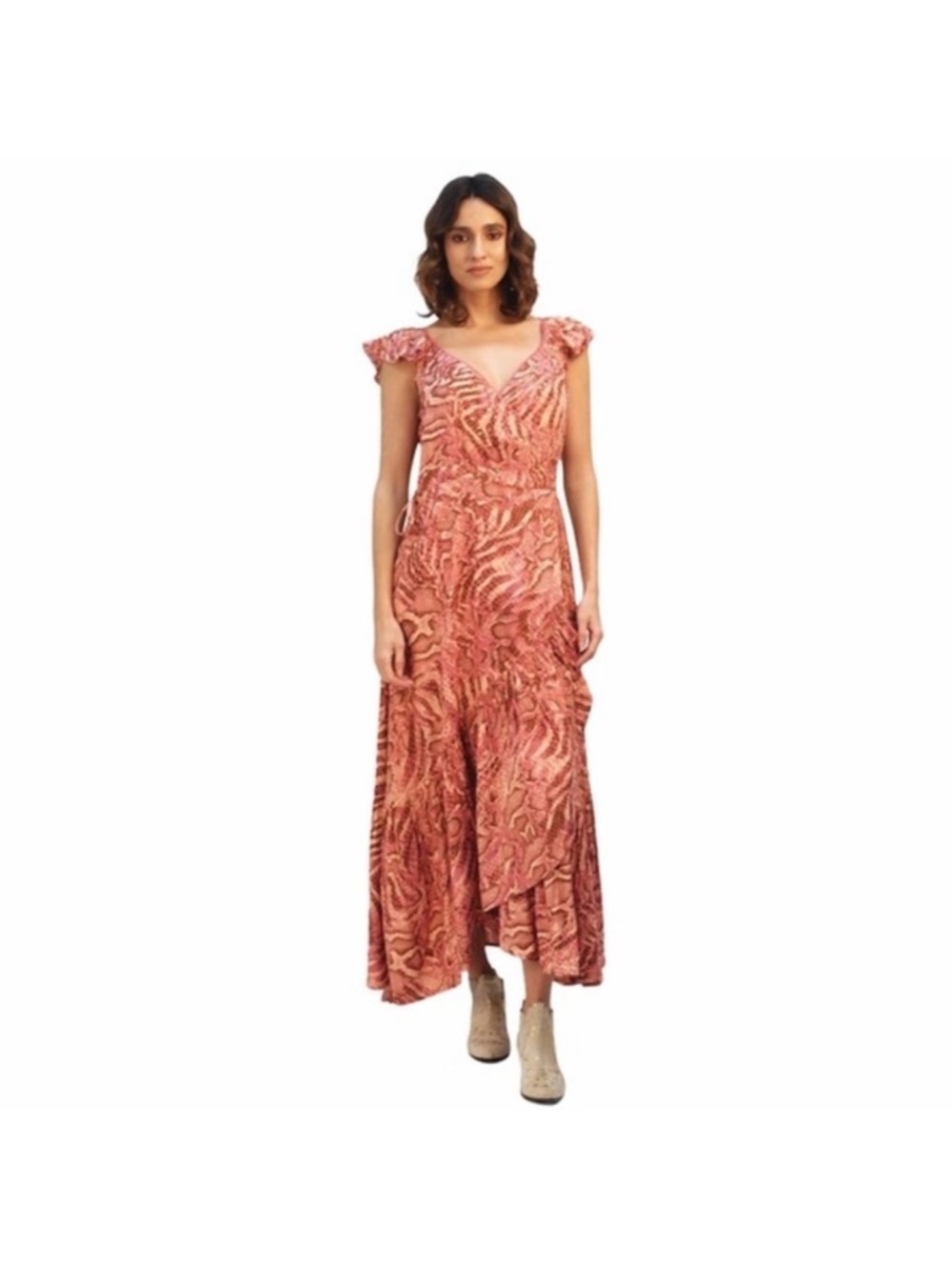 Z&L Europe Taylor Pink Maxi Dress